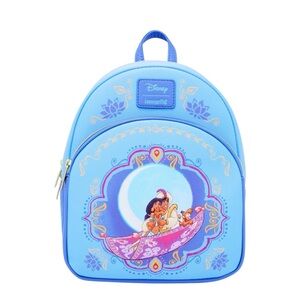 NEW Loungefly Disney Jasmine Aladdin Magic Carpet Ride Mini Backpack